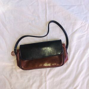 no boundaries leather shoulder bag